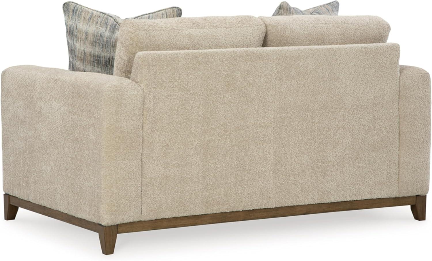 imageSignature Design by Ashley Parklynn Classic Loveseat for Living Room Beige
