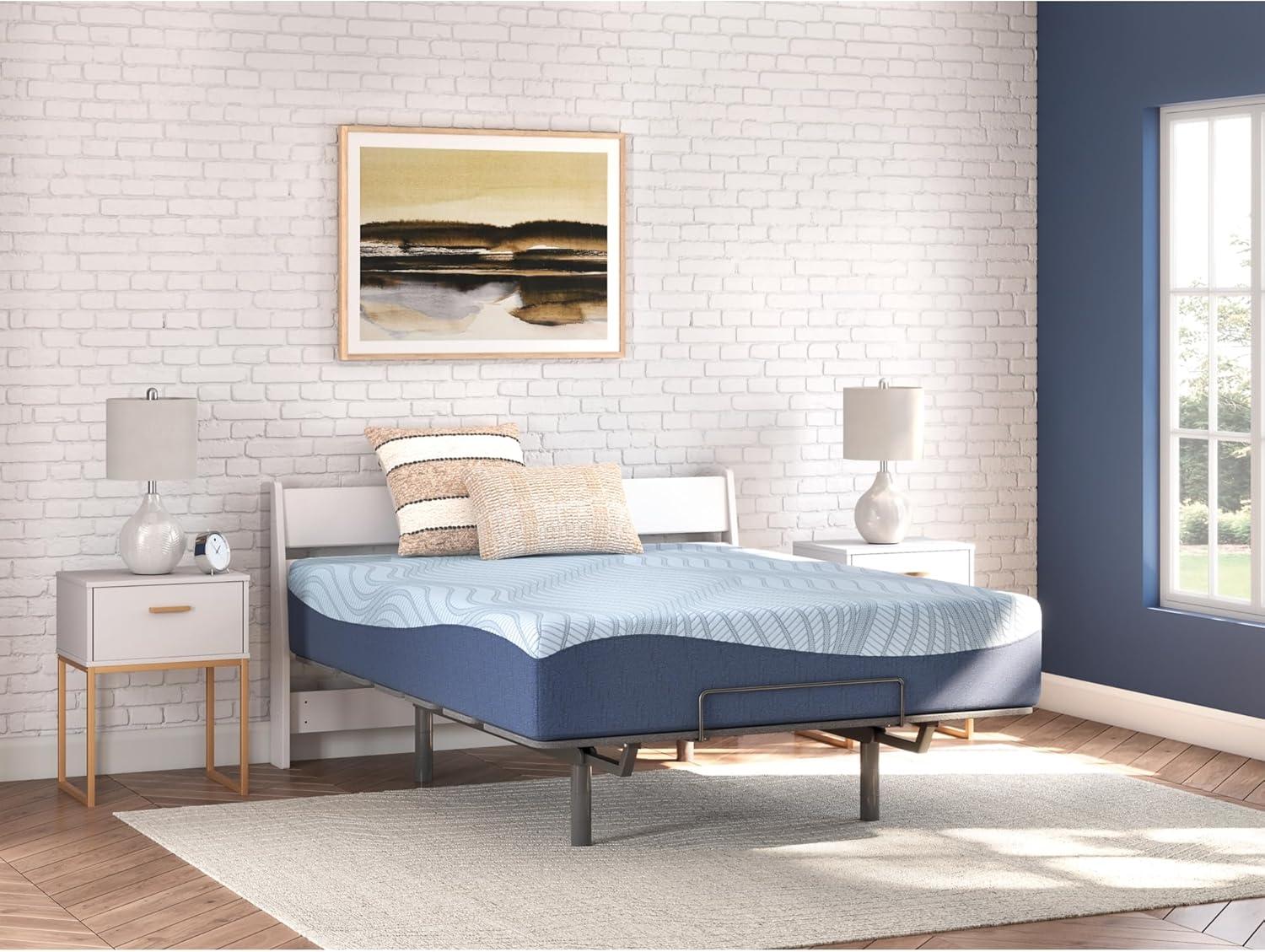 imageSignature Design by Ashley Peak 20 12 Memory Foam 12 Inch Firm Mattress for Pressure Relief Queen