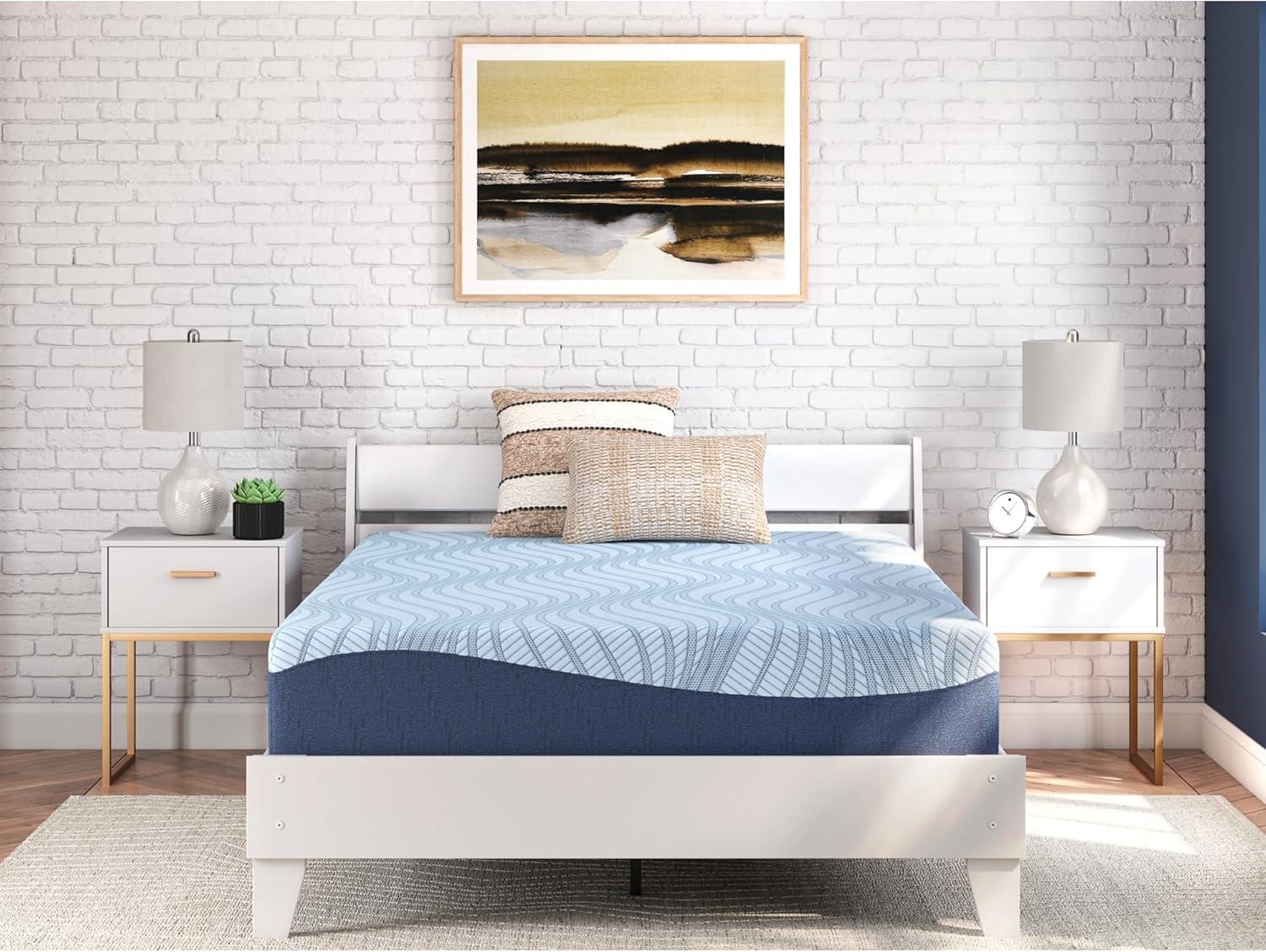 imageSignature Design by Ashley Peak 20 12 Memory Foam 12 Inch Firm Mattress for Pressure Relief Queen