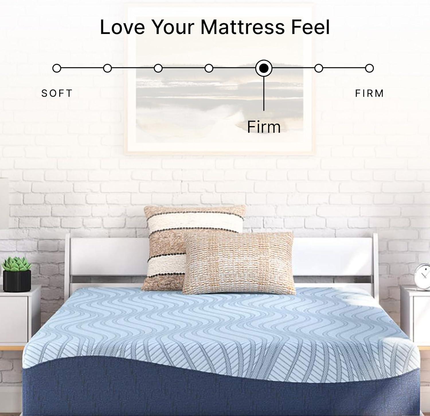 imageSignature Design by Ashley Peak 20 12 Memory Foam 12 Inch Firm Mattress for Pressure Relief Queen