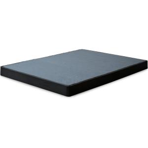 Signature Design by Ashley Low Profile Ready to Assemble Metal Foundation, Queen, Black(Queen)