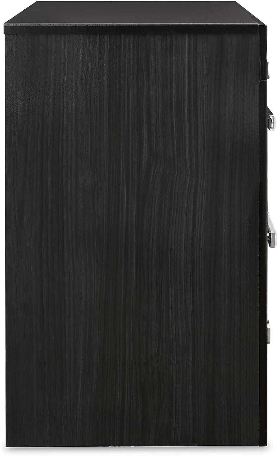 imageSignature Design by Ashley Blendon Farmhouse 2 Drawer Nightstand with FeltLined Top Drawer 2663 Tall White amp Light BrownBlack