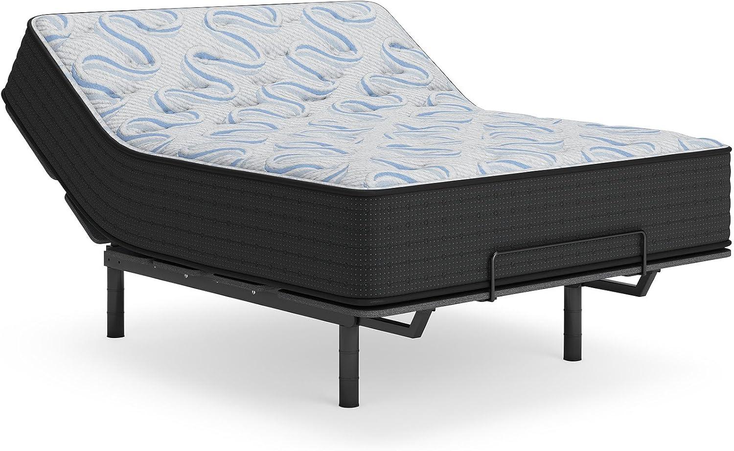 imageSignature Design by Ashley Elite Springs Firm 14 Inch Memory Foam Hybrid Mattress with Edge Support for Pressure Relief Twin Fiberglass Free Mattress in A BoxTwin Mattress
