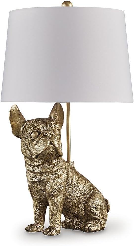 imageSignature Design by Ashley Jilton Modern Polyresin Table Lamp with 3Way Switch BlackGold