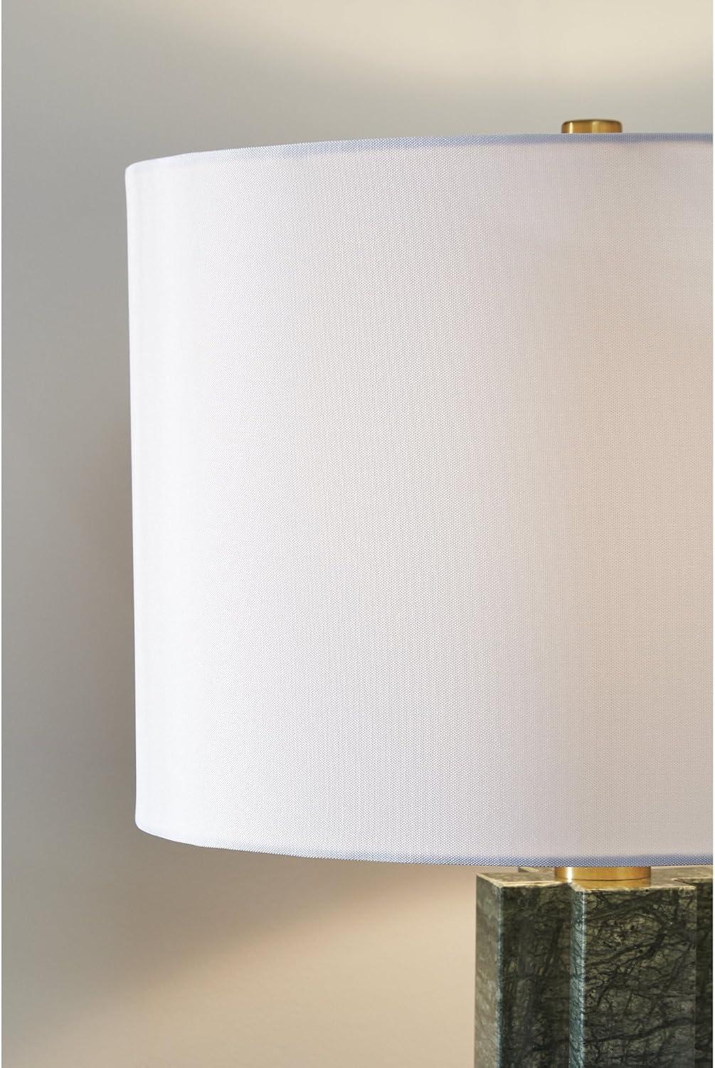 imageSignature Design by Ashley Jilton Modern Polyresin Table Lamp with 3Way Switch BlackGreen
