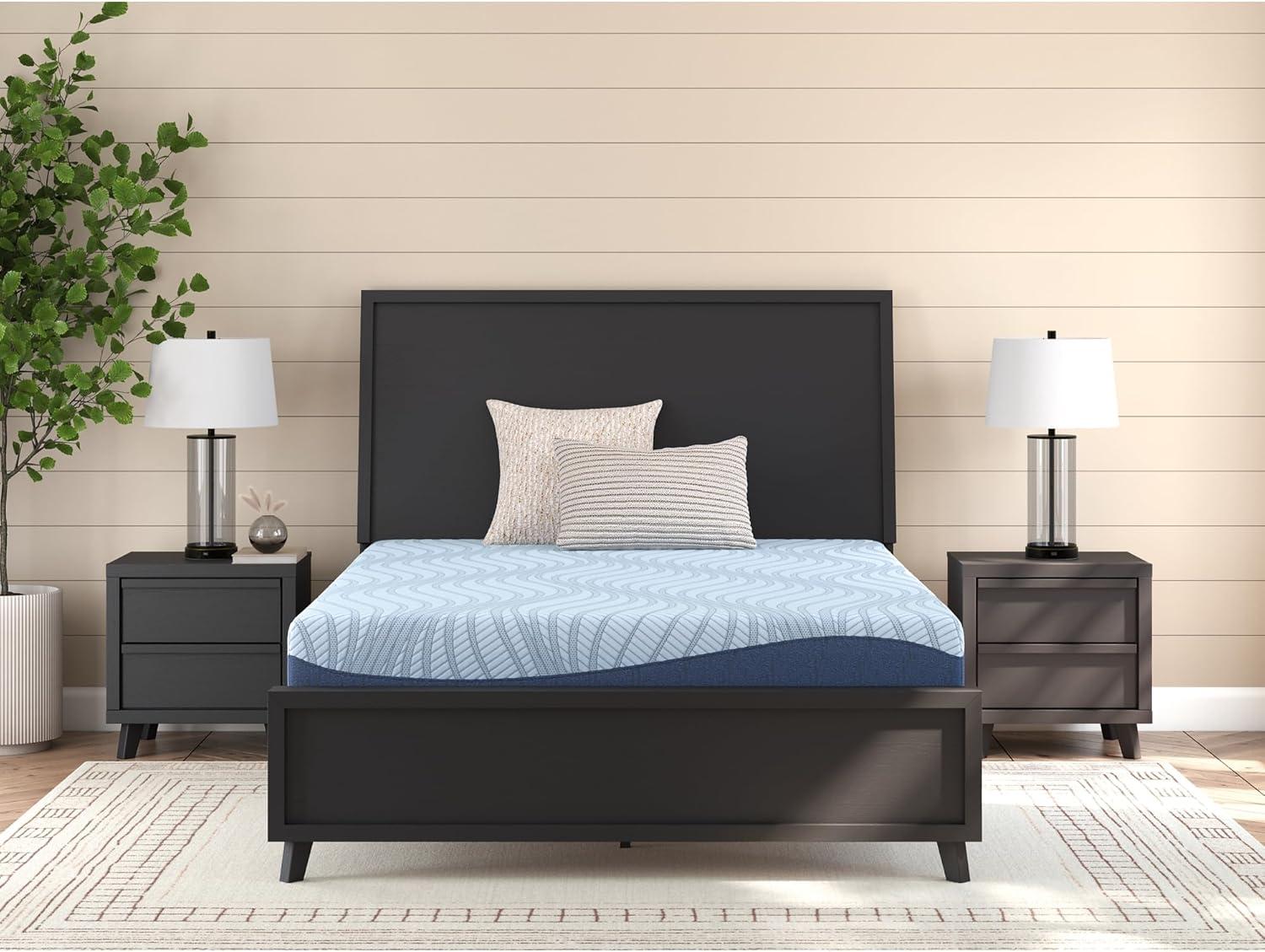 imageSignature Design by Ashley Peak 20 10 Memory Foam 10 Inch Firm Mattress for Pressure Relief Queen