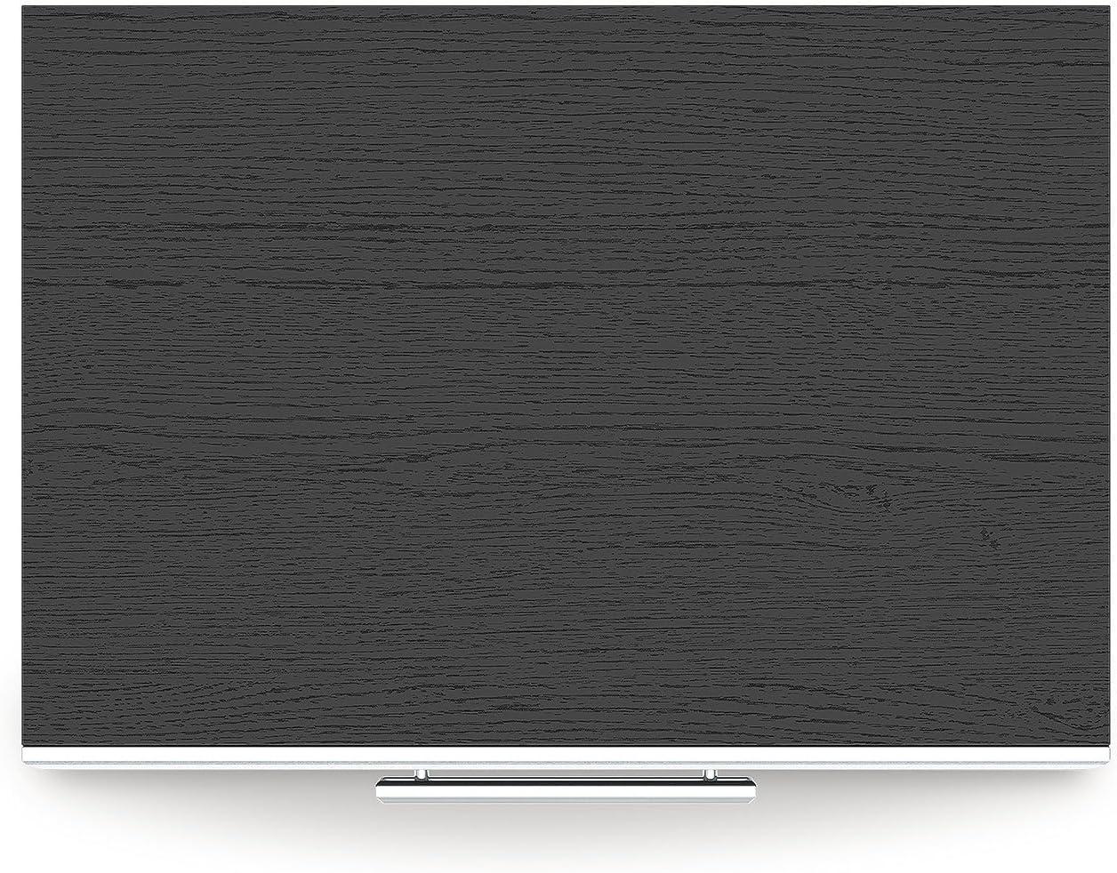 imageSignature Design by Ashley Ravalori Contemporary 2Drawer Nightstand with Storage USB Ports and Charging Station WhiteBlack