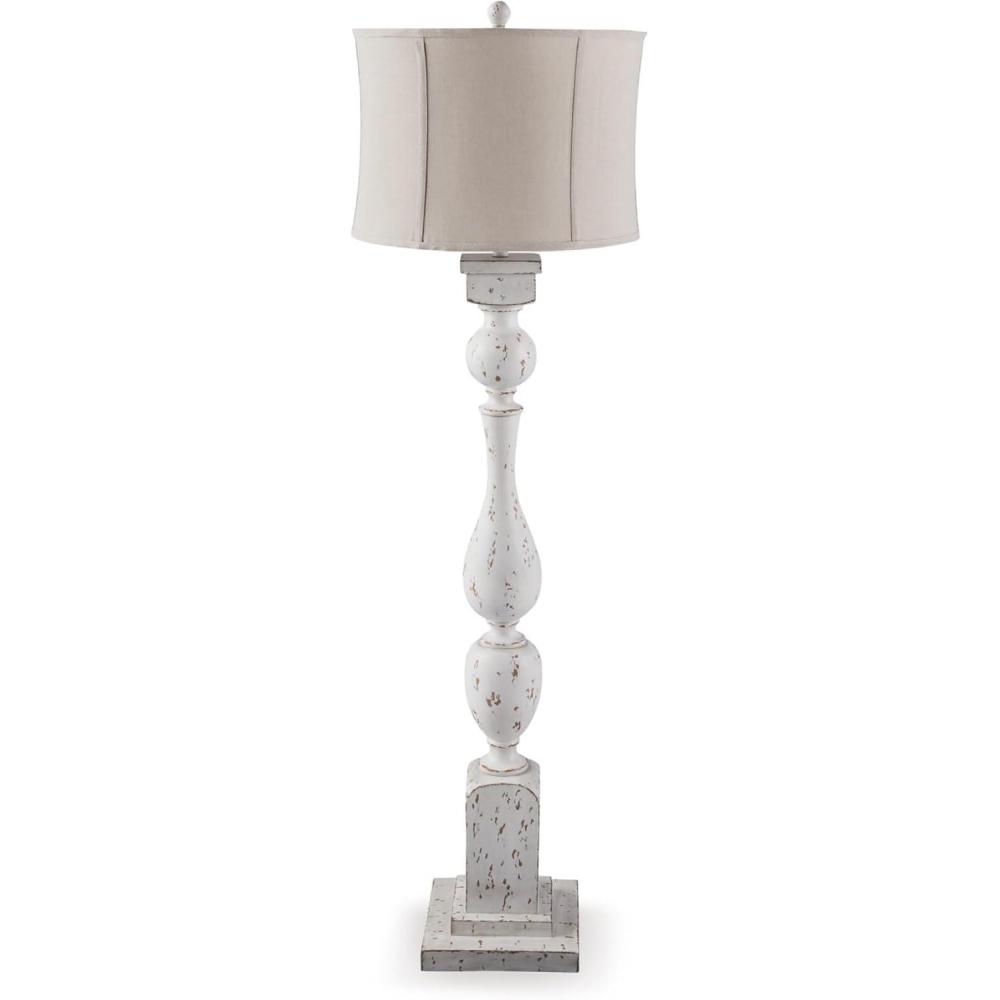 imageSignature Design by Ashley Jilton Modern Polyresin Table Lamp with 3Way Switch BlackAntique White