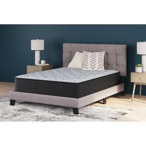 Signature Design by Ashley Elite Springs Firm 14 Inch Memory Foam Hybrid Mattress with Edge Support for Pressure Relief, Twin, Fiberglass Free, Mattress in A Box(Queen Mattress)