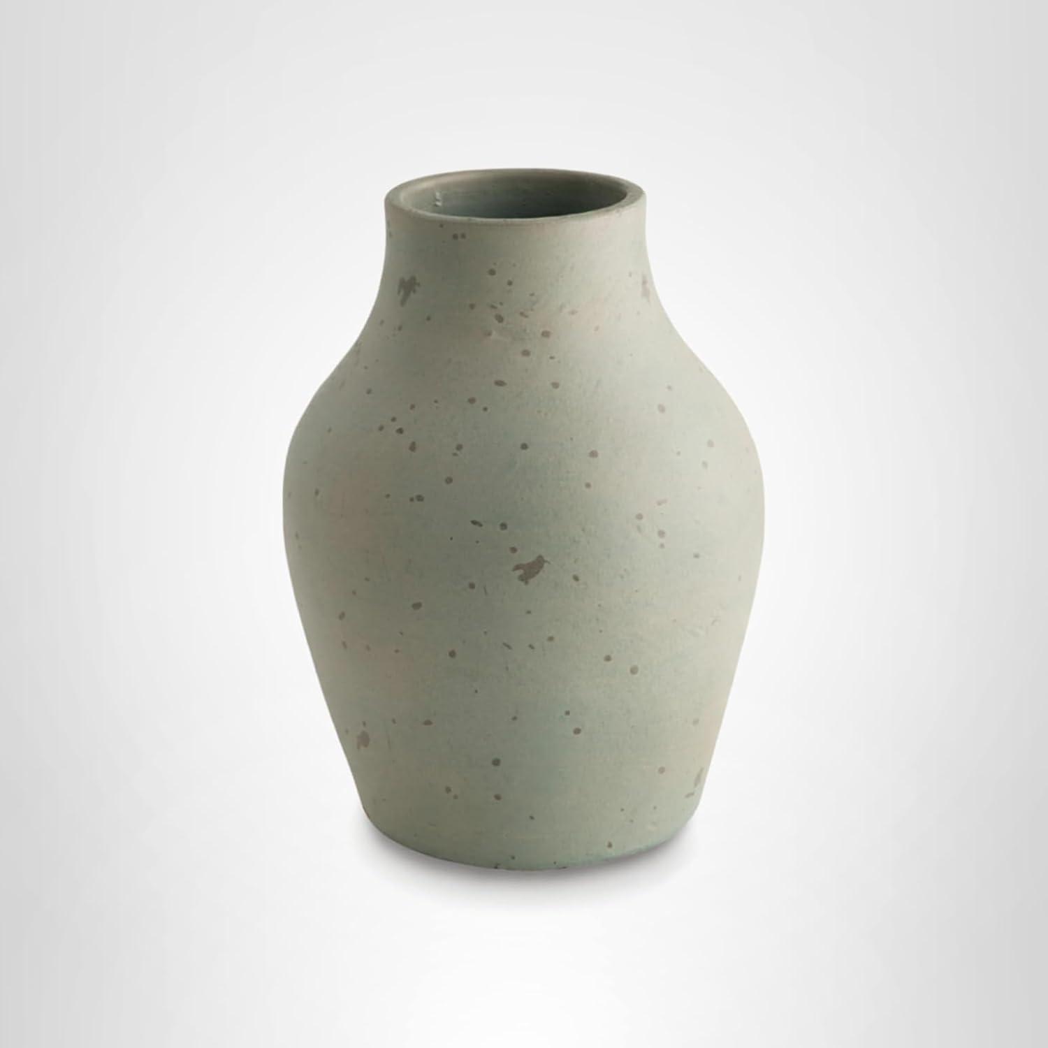 imageSignature Design by Ashley Baychester Casual Distressed Terra Cotta 13 Vase Light GreenLight Green