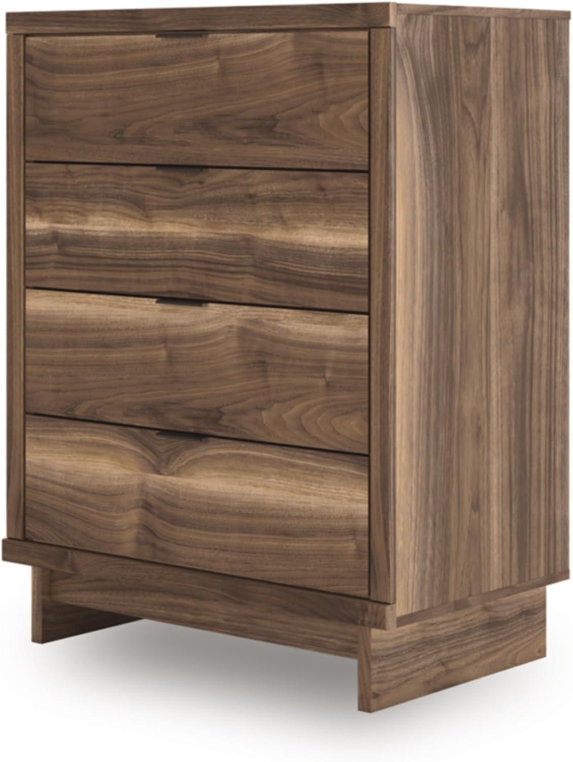 imageSignature Design by Ashley Darcalli Retro 6 Drawer Dresser with Easy Glide and Safety Stop BrownRustic Brown