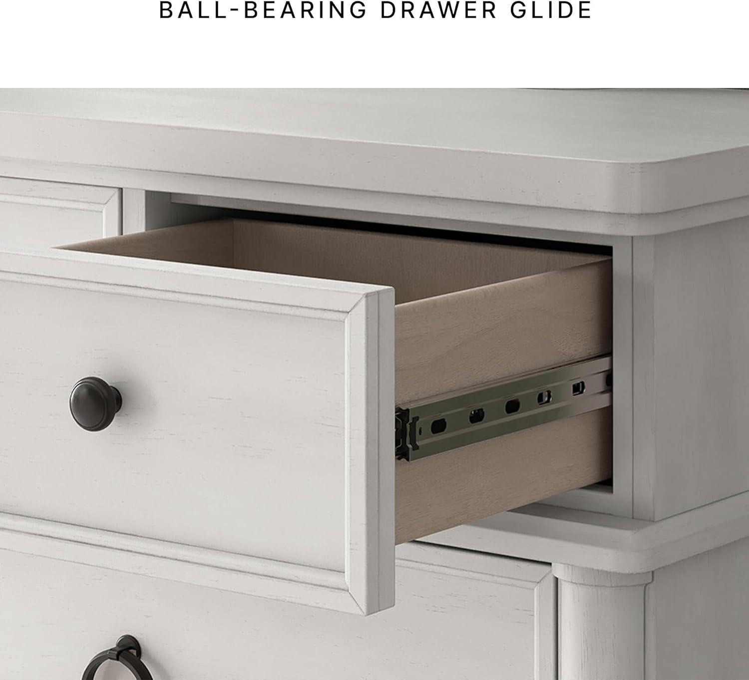 imageSignature Design by Ashley Greddinton Traditional 8Drawer Dresser with Wood Finish WhiteWhite
