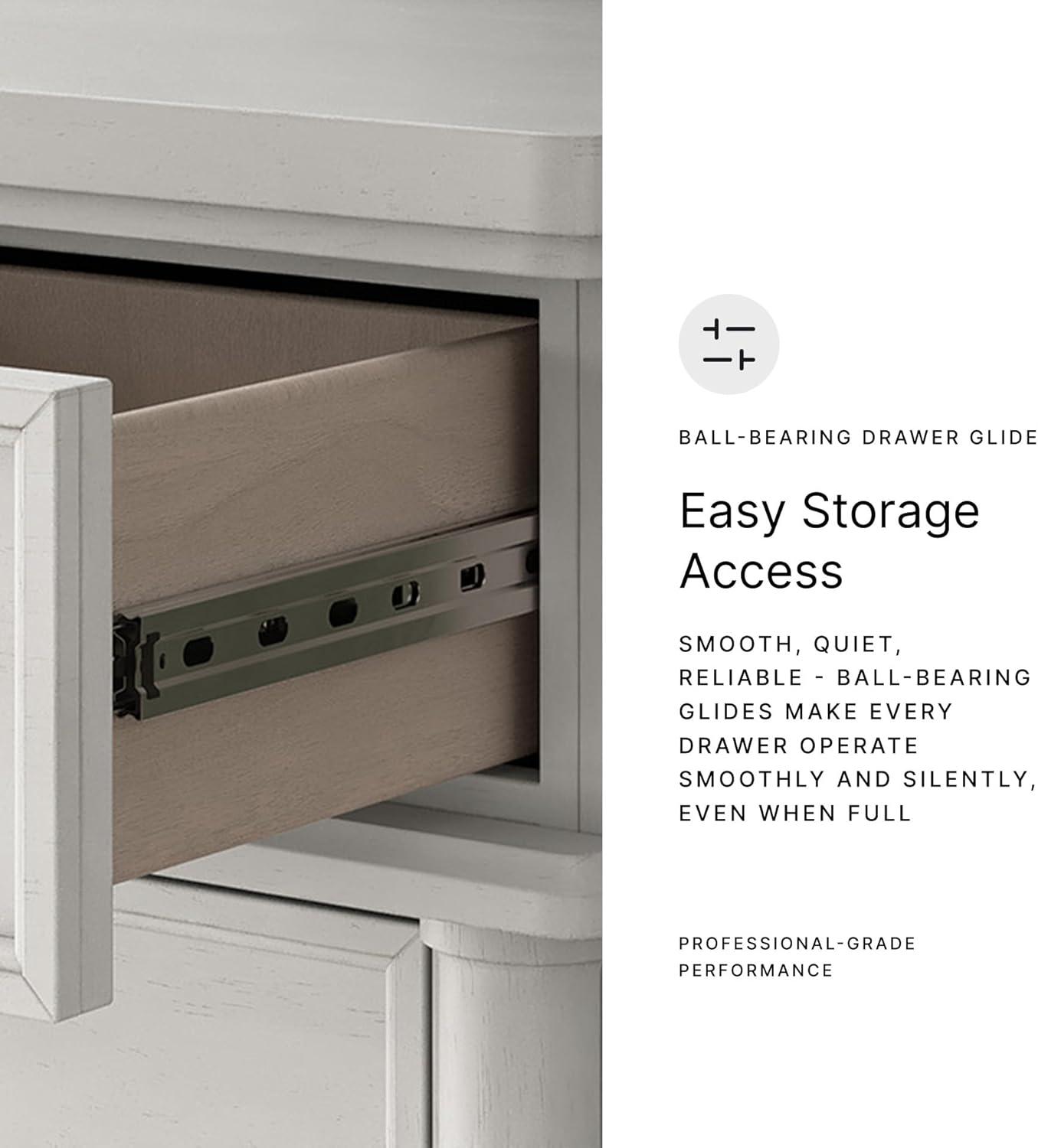 imageSignature Design by Ashley Greddinton Traditional 8Drawer Dresser with Wood Finish WhiteWhite