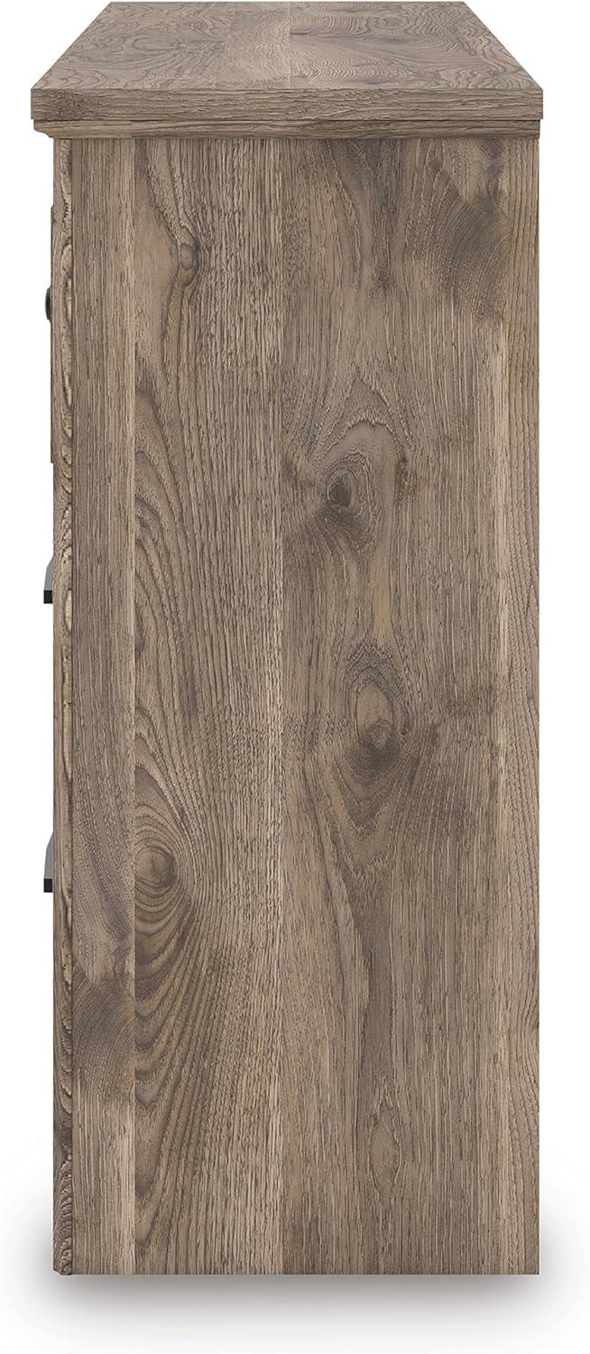 imageSignature Design by Ashley Stanziford Casual 7Drawer Dresser with Wood Finish Dark Brown