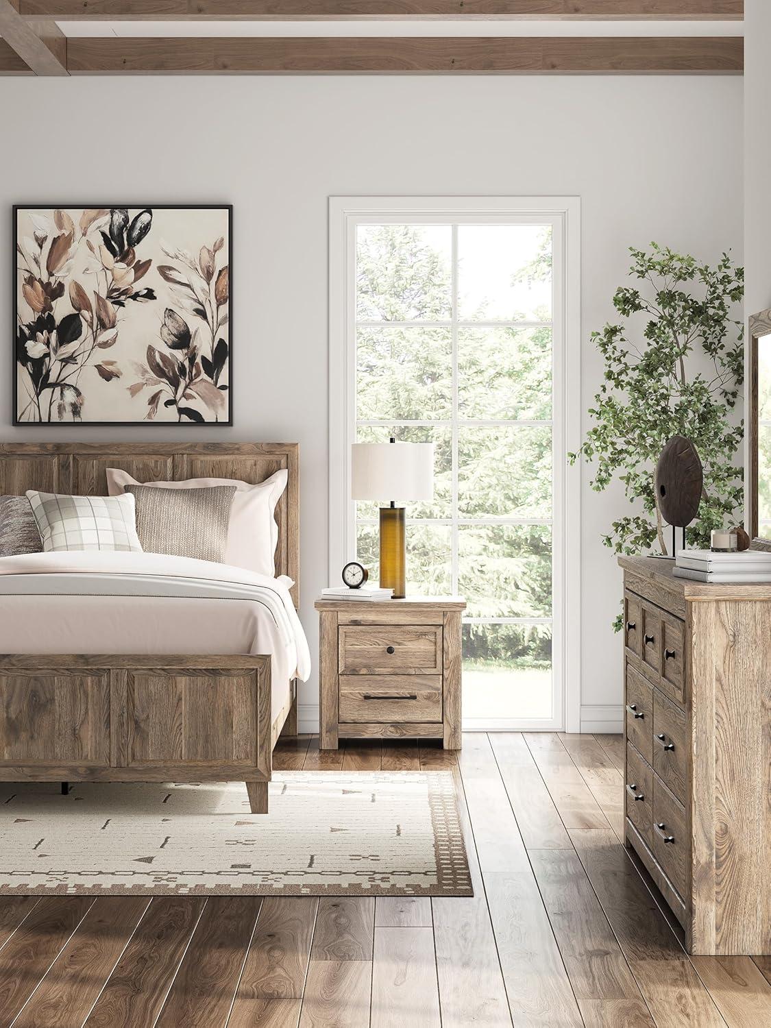 imageSignature Design by Ashley Stanziford Casual 7Drawer Dresser with Wood Finish Dark Brown