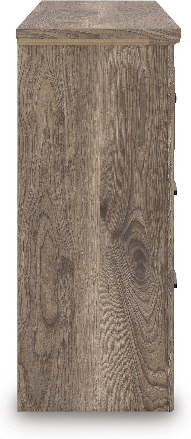 imageSignature Design by Ashley Stanziford Casual 7Drawer Dresser with Wood Finish Dark Brown