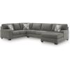 3 Piece Sleeper Sectional with Chaise