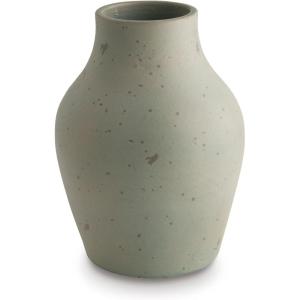 Signature Design by Ashley Baychester Casual Distressed Terra Cotta 13” Vase, Light Green(Light Green)