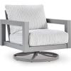 Outdoor Swivel Chair with Cushion