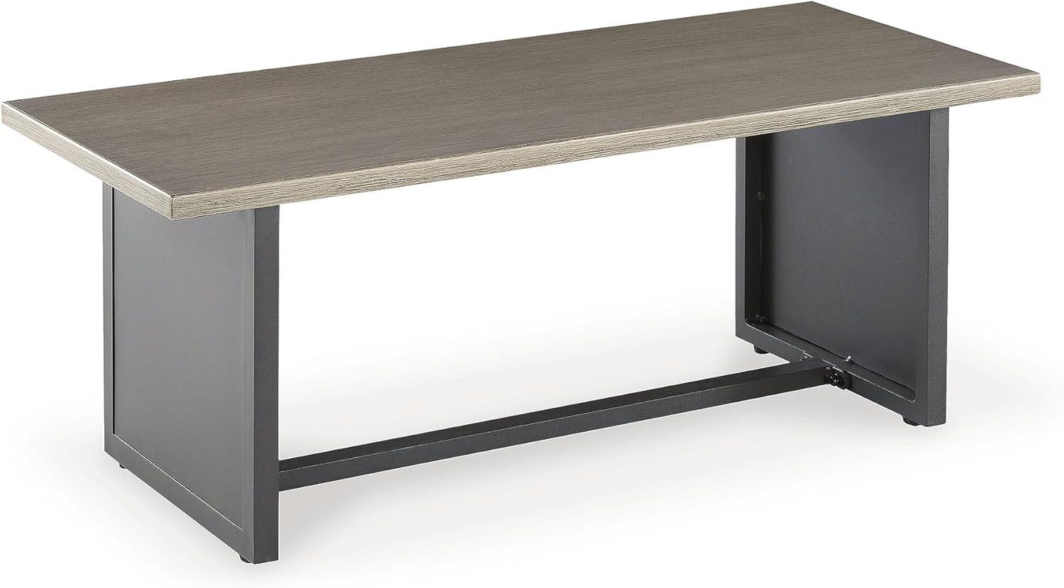 imageSignature Design by Ashley Bree Zee RightArm Facing Modern 4Piece Outdoor Sectional with Tufted Cushion Gray8Piece Outdoor Modular Seating with End Tables