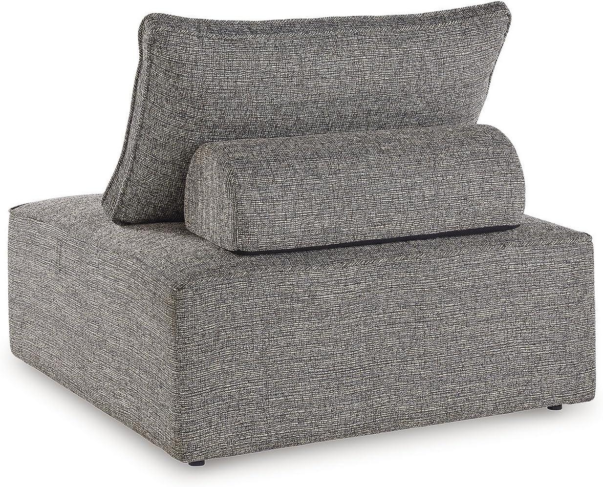 imageSignature Design by Ashley Bree Zee RightArm Facing Modern 4Piece Outdoor Sectional with Tufted Cushion Gray8Piece Outdoor Modular Seating with End Tables