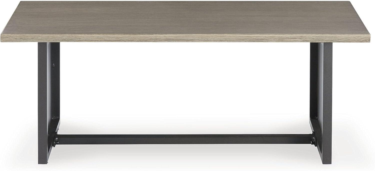 imageSignature Design by Ashley Bree Zee RightArm Facing Modern 4Piece Outdoor Sectional with Tufted Cushion Gray8Piece Outdoor Modular Seating with End Tables