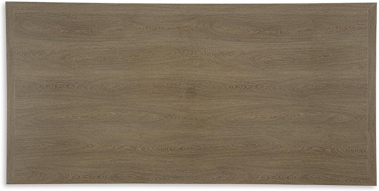 imageSignature Design by Ashley Serene Bay Casual Outdoor Dining Table with Sled Base Dark BrownOutdoor Dining Table