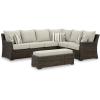 Sectional and Bench