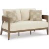 Outdoor Loveseat with Cushion