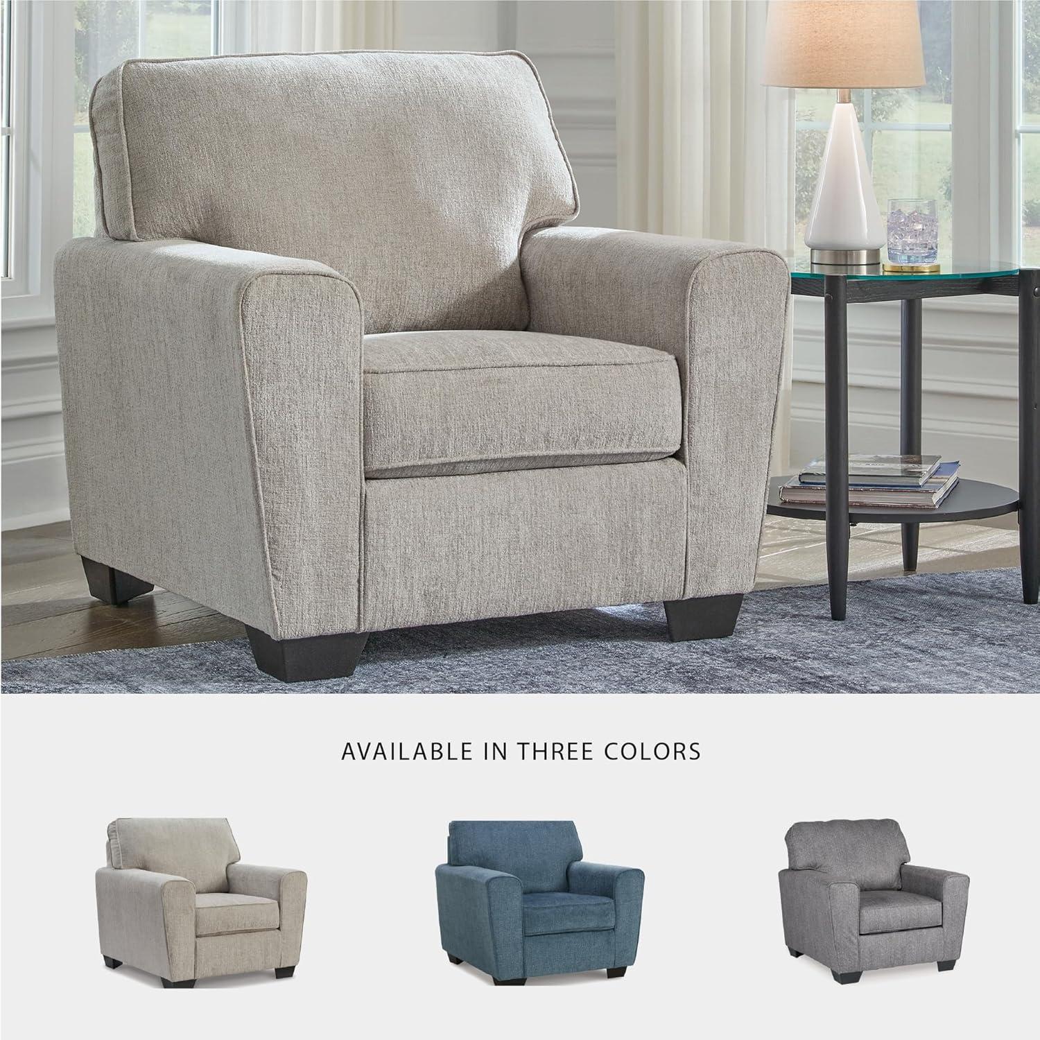 imageSignature Design by Ashley Cashton Contemporary Anti Sag Chair with Loose Seat Cushion Beige