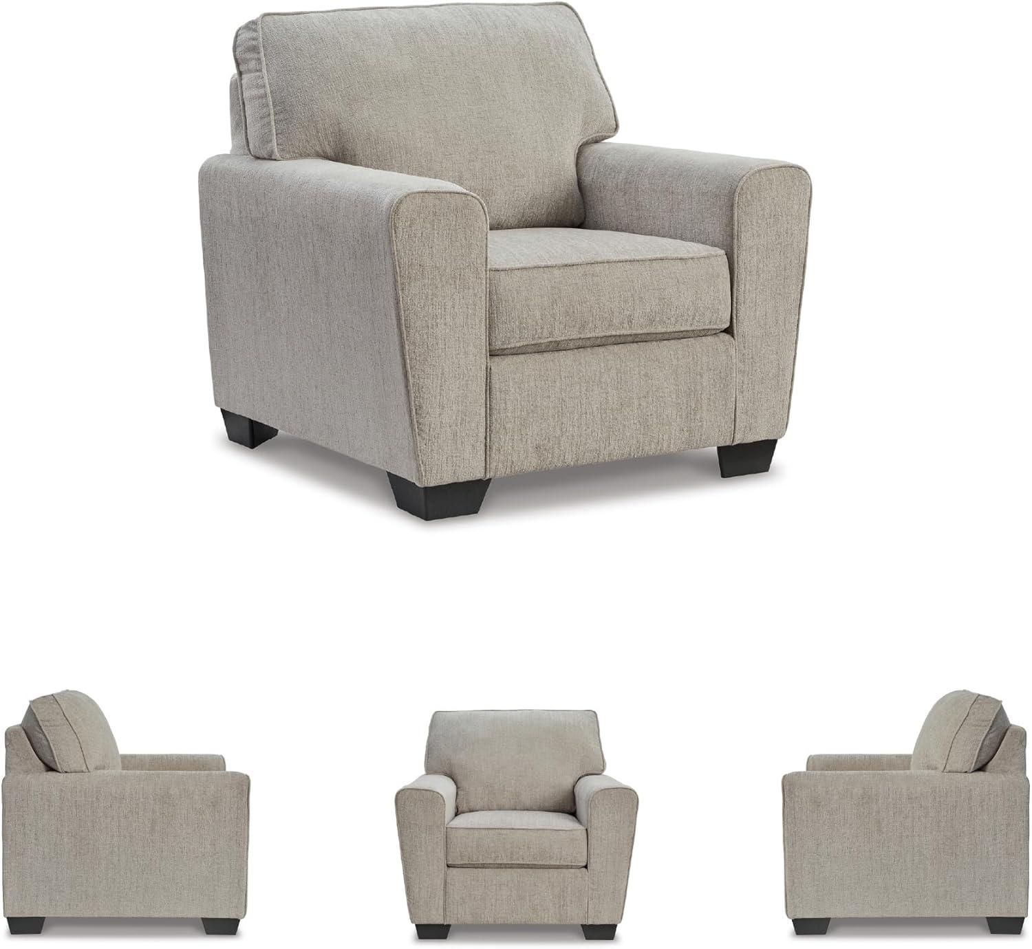 imageSignature Design by Ashley Cashton Contemporary Anti Sag Chair with Loose Seat Cushion Beige