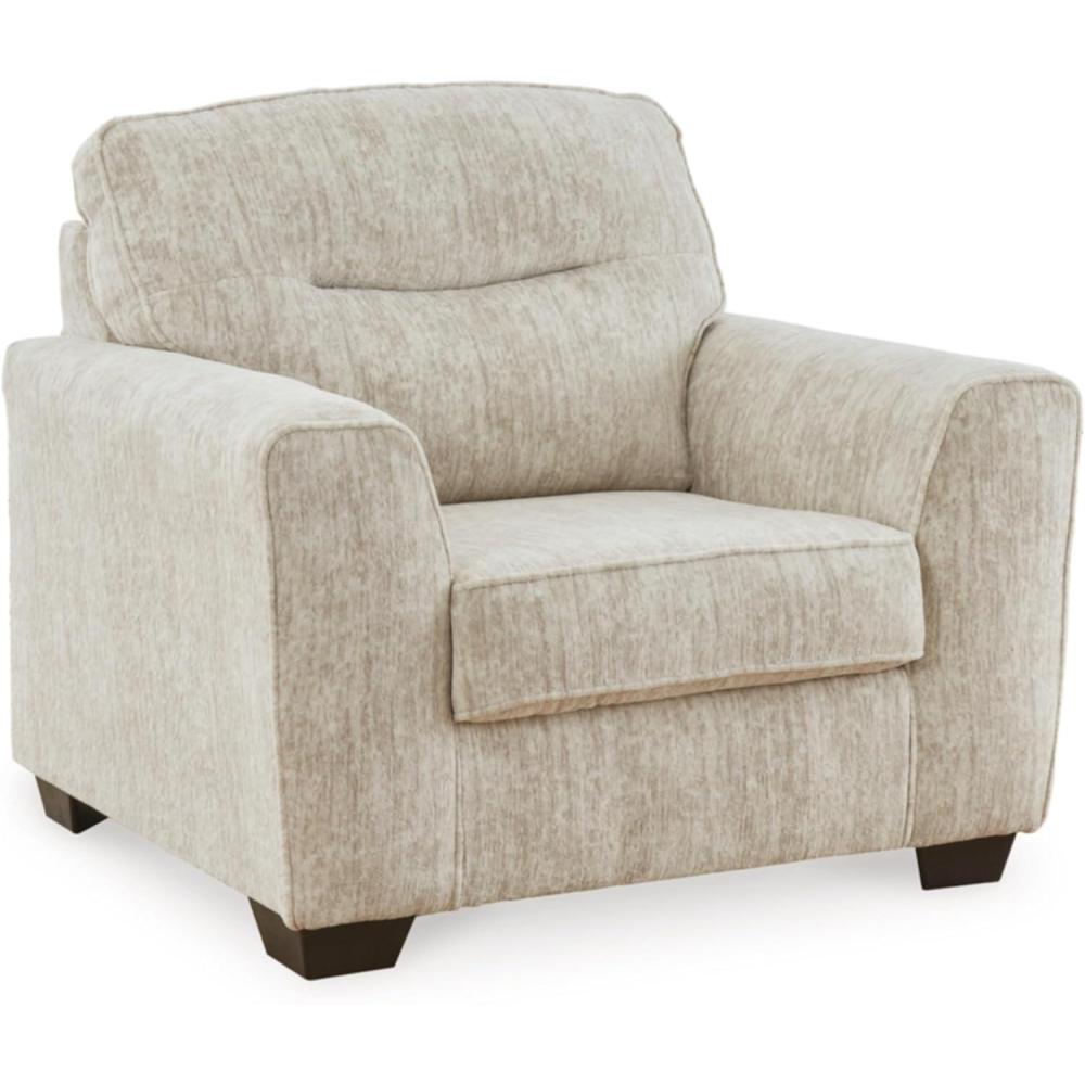 imageSignature Design by Ashley Lonoke Coastal Upholstered Oversized Chair BeigeBeige