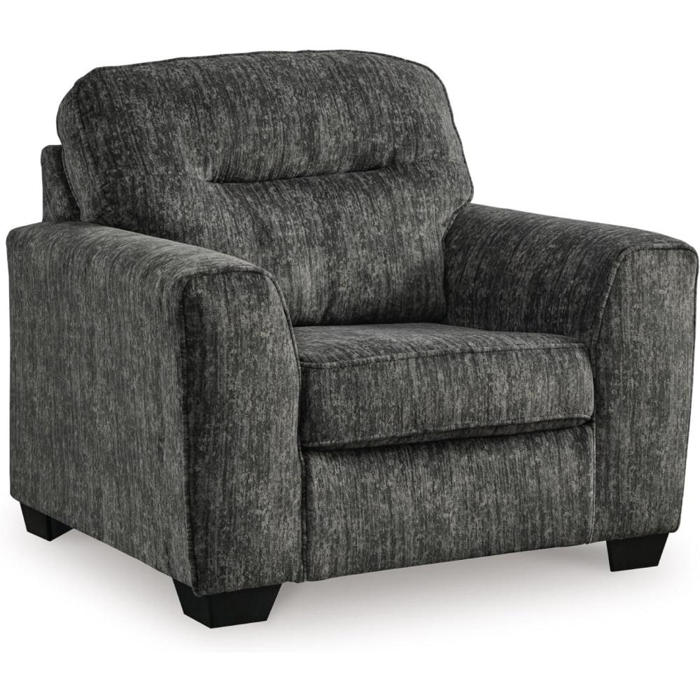 imageSignature Design by Ashley Lonoke Coastal Upholstered Oversized Chair BeigeGrey