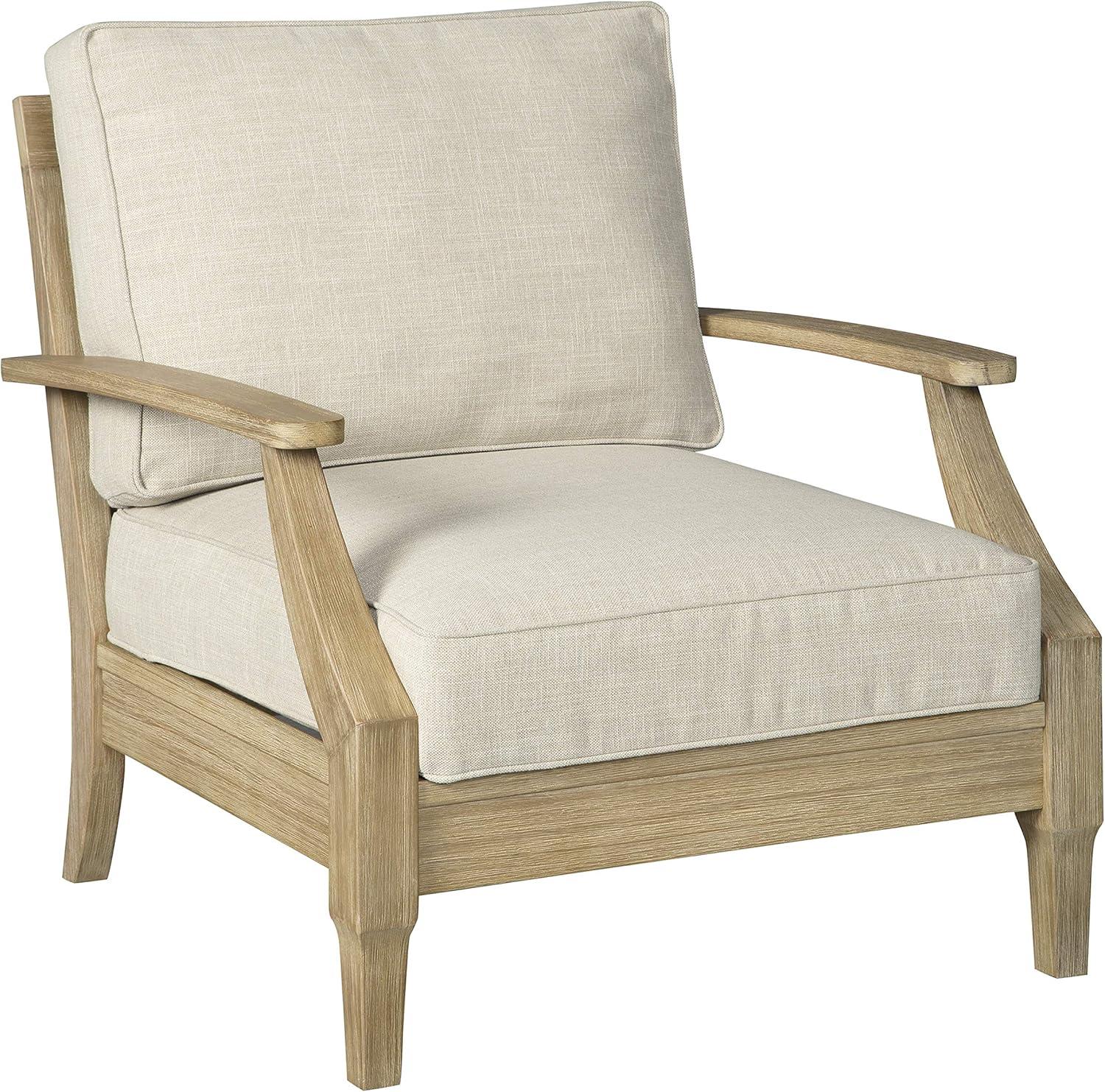 imageSignature Ashley Clare View Lounge Chair Gerianne End Table Outdoor Furniture Set