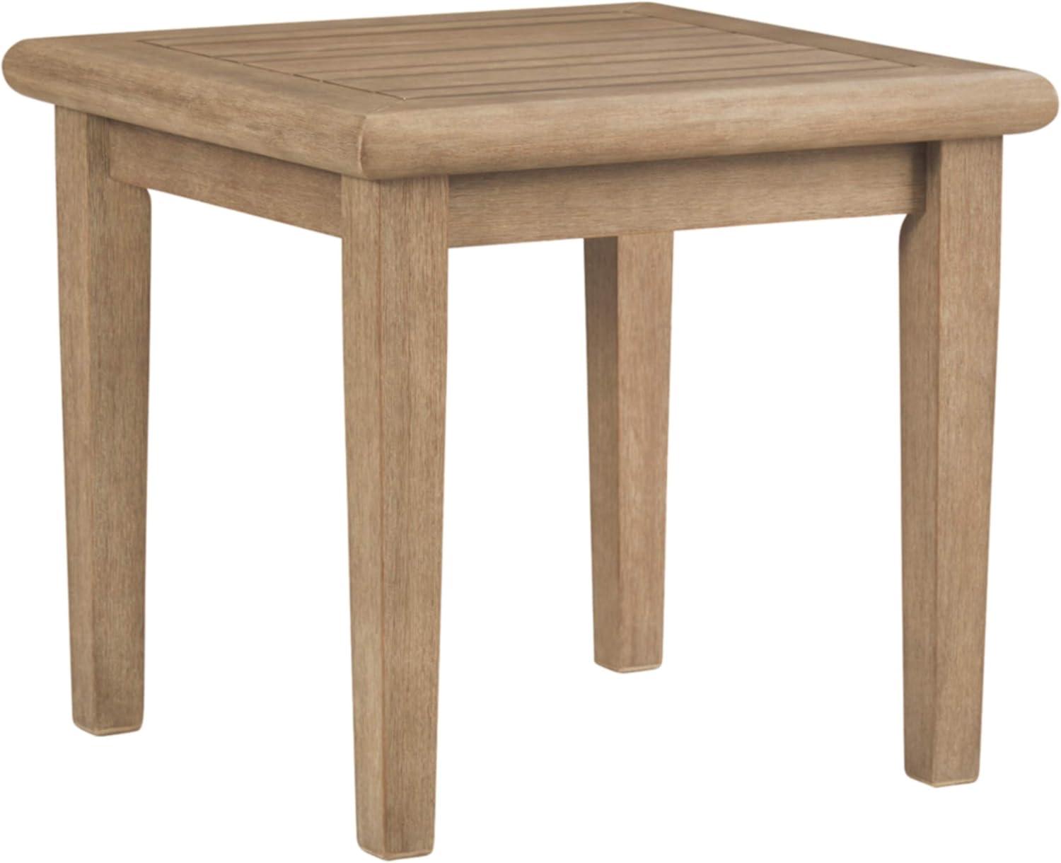 imageSignature Ashley Clare View Lounge Chair Gerianne End Table Outdoor Furniture Set