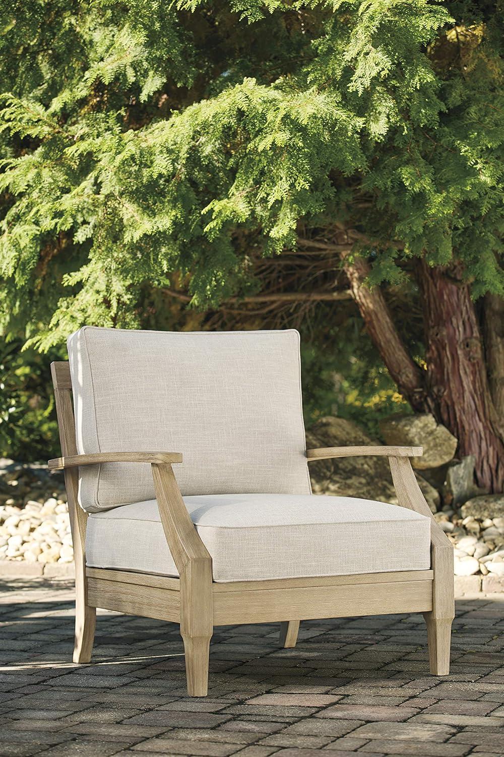 imageSignature Ashley Clare View Lounge Chair Gerianne End Table Outdoor Furniture Set