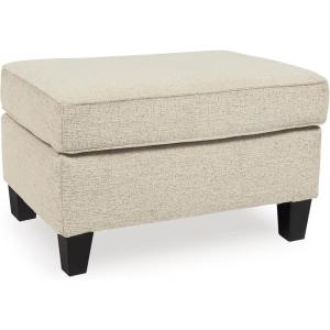 Signature Design by Ashley Abinger Contemporary Rectangle Ottoman, Beige(Beige)