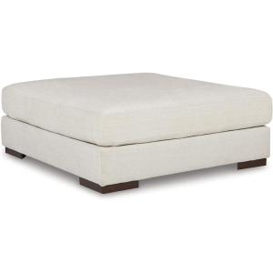 Signature Design by Ashley Lyndeboro Contemporary Oversized Upholstered Accent Ottoman, Beige(Beige)