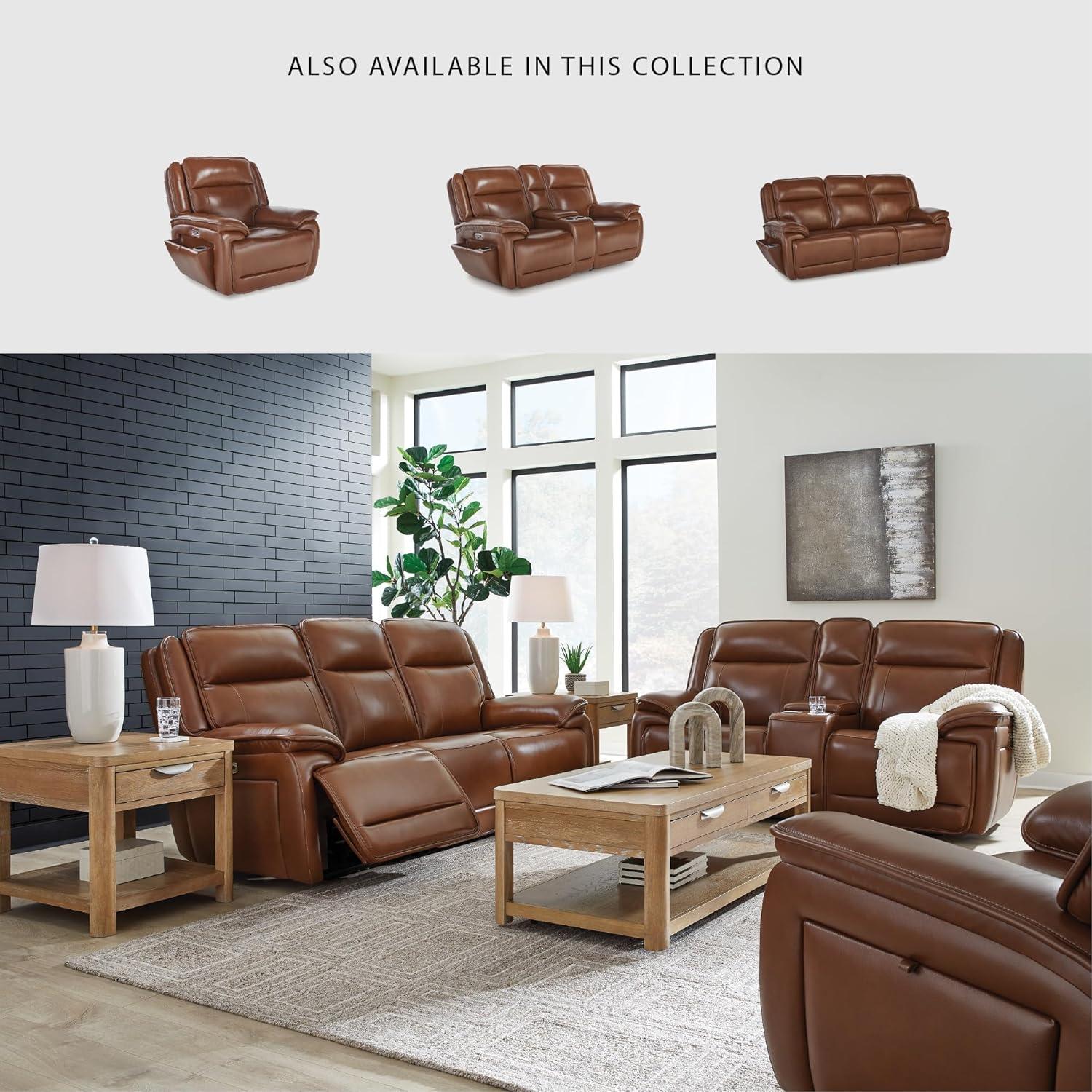 imageSignature Design by Ashley Healy Pier Power Recliner Brown