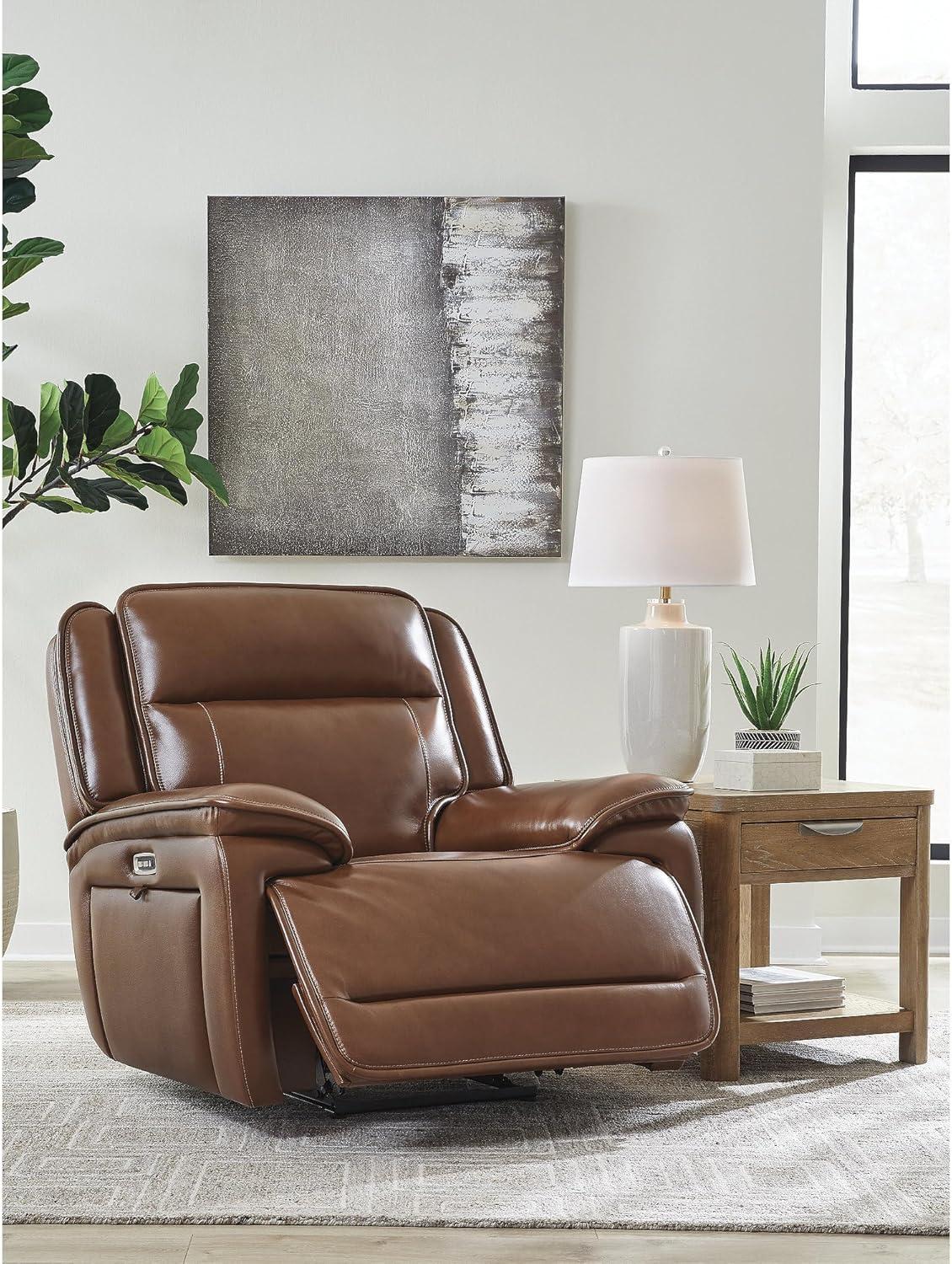 imageSignature Design by Ashley Healy Pier Power Recliner Brown