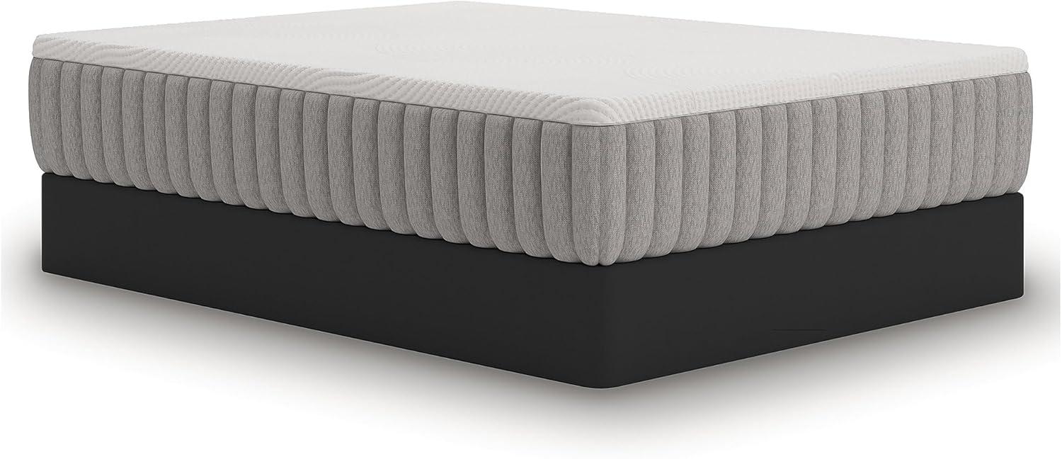 imageSignature Design by Ashley Terra Sleep Soft 14 Inch Antimicrobial Natural Talalay Latex Foam Hybrid Mattress with Temperature Regulating for Pressure Relief Queen Fiberglass Free Mattress in A BoxKing Mattress