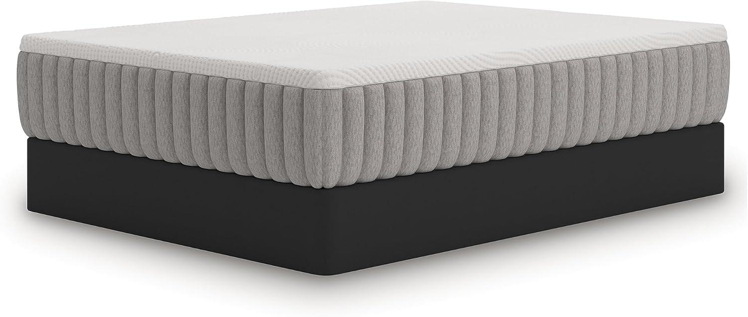 imageSignature Design by Ashley Terra Sleep Soft 14 Inch Antimicrobial Natural Talalay Latex Foam Hybrid Mattress with Temperature Regulating for Pressure Relief Queen Fiberglass Free Mattress in A BoxCalifornia King Mattress