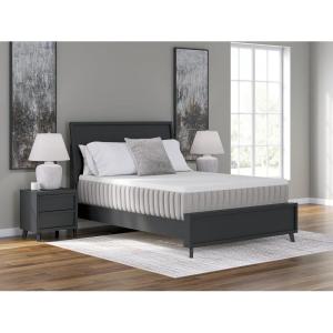 Signature Design by Ashley Terra Sleep Soft 14 Inch Antimicrobial Natural Talalay Latex Foam Hybrid Mattress with Temperature Regulating for Pressure Relief, Queen, Fiberglass Free, Mattress in A Box(Queen Mattress)