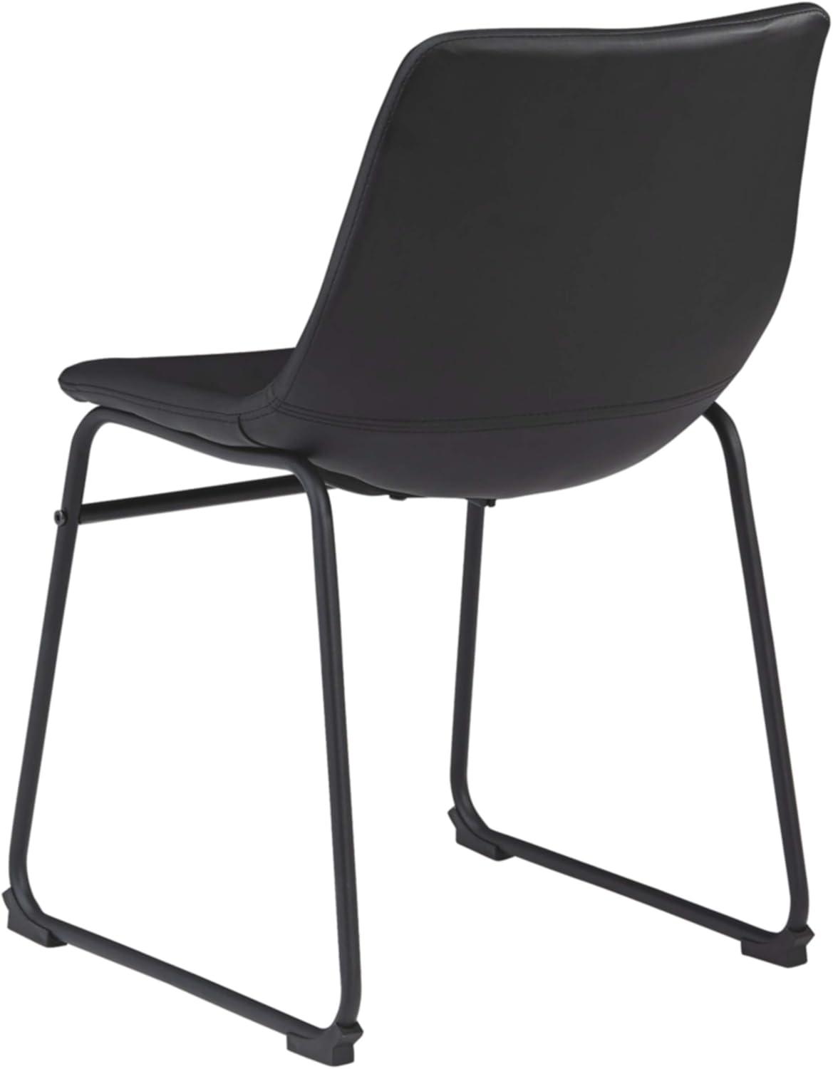 imageSignature Design by Ashley Centiar 24 Counter Height Modern Bucket Barstool Set of 2 Black amp Centiar Mid Century Dining Room Bucket Chair Set of 2 BlackBlack