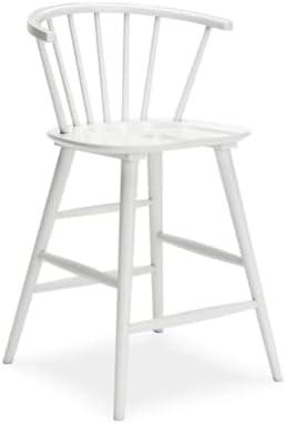 imageSignature Design by Ashley Grannen Modern Wood 24 Counter Height Barstool 2 Count WhiteWhite