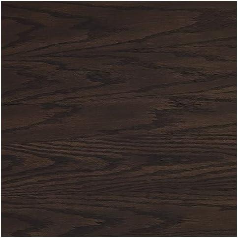 imageSignature Design by Ashley Haddigan Casual Tufted Faux Leather Upholstered Counter Height Dining Bench with Oak Finish Dark Brown
