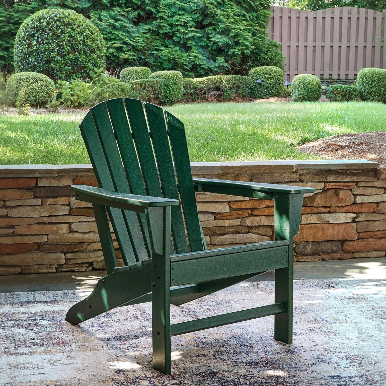 imageSignature Design by Ashley Karson City Contemporary Adirondack Chair with Arm Rest GreenGreen