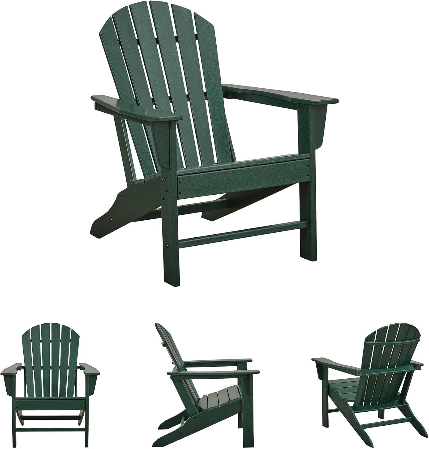 imageSignature Design by Ashley Karson City Contemporary Adirondack Chair with Arm Rest GreenGreen