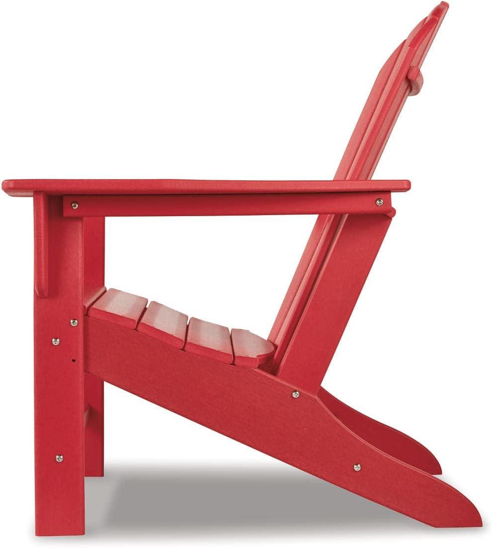 imageSignature Design by Ashley Karson City Contemporary Adirondack Chair with Arm Rest GreenRed
