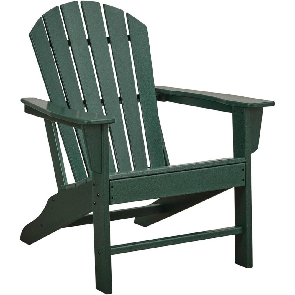 imageSignature Design by Ashley Karson City Contemporary Adirondack Chair with Arm Rest GreenGreen